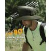 imageFURTALK Sun Hats for Men Fishing Hat UPF 80 Foldable Wide Brim Outdoor Hiking Beach Summer HatsGreen