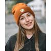 imageFURTALK Unisex Beanie for Women Men Knit Cuffed Winter Hats Soft Warm Cute Ski Skull CapsCaramel