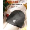 imageFURTALK Unisex Beanie for Women Men Knit Cuffed Winter Hats Soft Warm Cute Ski Skull CapsDark Grey