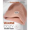 imageFURTALK Unisex Beanie for Women Men Knit Cuffed Winter Hats Soft Warm Cute Ski Skull CapsPink