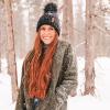 imageFURTALK Womens Winter Beanie Hat Fleece Lined Faux Fur Pom Pom Knitted Warm Beanie for Women02black