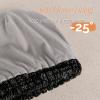 imageFURTALK Womens Winter Beanie Hat Fleece Lined Faux Fur Pom Pom Knitted Warm Beanie for Women13black Gray