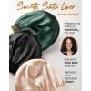 imageFURTALK Womens Winter Warm Satin Lined Beanie Hats Silk Lining Unisex Knit Slouchy CapsBlackbeigegreen