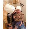 imageFURTALK Baby Toddler Winter Hat 3 Packs Baby Beanie Toddler Beanie Boys Girls Fleece Lined Kids Warm Knit HatsBeigeblackcaramel