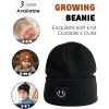imageFURTALK Baby Toddler Winter Hat 3 Packs Baby Beanie Toddler Beanie Boys Girls Fleece Lined Kids Warm Knit HatsSmoke Greyblackcaramel