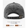 imageFURTALK Unisex Vintage Washed Cotton Baseball Cap Low Profile Adjustable Dad HatBlackbeigegreen
