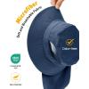imageFURTALK Baby Toddler Sun Hat Bucket Hat with Neck Flap Wide Brim Hats Beach Vacation EssentialsNavy