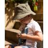 imageFURTALK Kids Bucket Hat Cotton Summer Toddler Sun Hat for Boys Girls Bucket Hat with Strings
