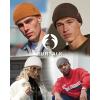 imageFURTALK Fisherman Beanie for Men Women 2 Styles Cuffless or Cuffed Knitted Unisex Winter Hat Outdoor AllDay WarmthBlack