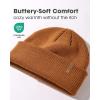 imageFURTALK Fisherman Beanie for Men Women 2 Styles Cuffless or Cuffed Knitted Unisex Winter Hat Outdoor AllDay WarmthBrown