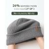 imageFURTALK Fisherman Beanie for Men Women 2 Styles Cuffless or Cuffed Knitted Unisex Winter Hat Outdoor AllDay WarmthDark Grey