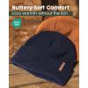 imageFURTALK Fisherman Beanie for Men Women 2 Styles Cuffless or Cuffed Knitted Unisex Winter Hat Outdoor AllDay WarmthNavy