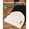 imageFURTALK Fisherman Beanie for Men Women 2 Styles Cuffless or Cuffed Knitted Unisex Winter Hat Outdoor AllDay WarmthWhite