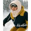 imageFURTALK Unisex Balaclava WindResistant Winter Face Mask Cold Weather Gear Fleece Lined Ski Men Women Warm Cover Scarf HatBeige