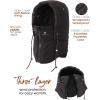 imageFURTALK Unisex Balaclava WindResistant Winter Face Mask Cold Weather Gear Fleece Lined Ski Men Women Warm Cover Scarf HatGrey