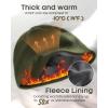 imageFURTALK Winter Beanie Hat Men Women Fleece Lining Winter Hats Windproof Knitted Warm Stretchable Cuffless BeanieGreen