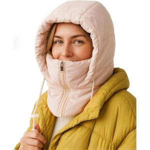 imageFURTALK Unisex Balaclava WindResistant Winter Face Mask Cold Weather Gear Fleece Lined Ski Men Women Warm Cover Scarf HatKhaki