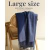 imageFURTALK Scarf for Women Men Soft Warm Cashmere Feel Blanket Scarf Pashmina Shawl Winter Thick Womens ScarvesNavy