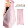 imageFURTALK Shawls and Wraps for Evening Dresses Sparkly Soft Wedding Party Bridesmaid Scarves for WomenPink