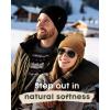 imageFURTALK 3 Pack Beanie for Men Women Unisex Cuffed Thick Knitted Unisex Winter Hat Skull CapBlackgraycamel