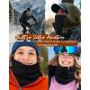 imageFURTALK 3 Pack Winter Scarf for Men Neck Gaiter Women Face Cover Neck Warmer Cold Weather Thick Warm ScarvesBlackgreynavy