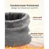 imageFURTALK 3 Pack Winter Scarf for Men Neck Gaiter Women Face Cover Neck Warmer Cold Weather Thick Warm ScarvesGreynavycoffee