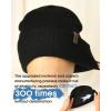 imageFURTALK Beanies Hats Men Women Unisex Cuffed Winter Hat Plain Warm Beanies Skull Cap 2 PackBlackwhite