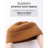 imageFURTALK Double Layer Winter Hats for Men Women Beanie Thick Cuffed Warm Ski HatsBrown