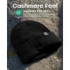 imageFURTALK DoubleLayer Beanie for Men Women Ultra Soft Stretchy Knit Winter Hat Unisex Cold Weather Beanie HatBlack