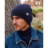 imageFURTALK DoubleLayer Beanie for Men Women Ultra Soft Stretchy Knit Winter Hat Unisex Cold Weather Beanie HatNavy