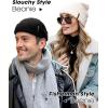 imageFURTALK Fisherman Beanie for Men Women  Knitted Unisex Winter Hat with Stretchy Comfort Outdoor AllDay WarmthBlackwhitecoffeekhaki