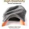 imageFURTALK Mens Beanie with Brim Thick Knitted Acrylic Beanie for Men Women Warm Outdoor Winter HatDark Grey