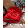 imageFURTALK Winter Hats for Women Fleece Lined Beanie Knit Chunky Womens Snow CapRed