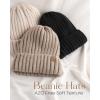 imageFURTALK Winter Hats for Women Knitted Beanie Fashinable Winter Skull CapsBlackbeigekhaki