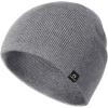 imageFURTALK DoubleLayer Beanie Hats Men Women Ultra Soft Stretchy Cuffless Winter Hat Unisex Warm Thick Beanie Cap Winter HatDark Grey