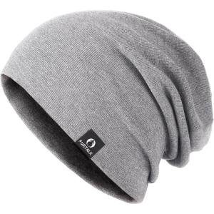 imageFURTALK Slouchy Beanie for Men Women Soft Knit Stretchy Skull Cap Stylish ampamp WarmLight Grey