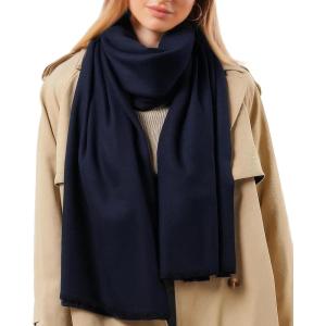 imageFURTALK Winter Scarf for Women Soft Cashmere Feel Shawls and Wraps Warm Long Blanket ScarfNavy