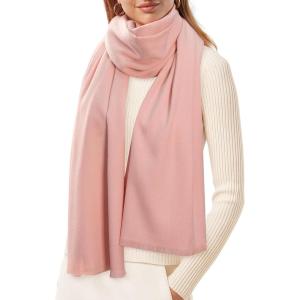 imageFURTALK Winter Scarf for Women Soft Cashmere Feel Shawls and Wraps Warm Long Blanket ScarfPink