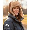 imageFURTALK Trapper Hat Winter Hats for Women Men Warm Russian Skiing Cap Outdoor Windproof WaterproofBrown