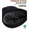 image:imageFURTALK Winter Hat Long Scarf Touchscreen Gloves Set Fleece Lined Warm Knit Beanie for Men WomenNavy Blue