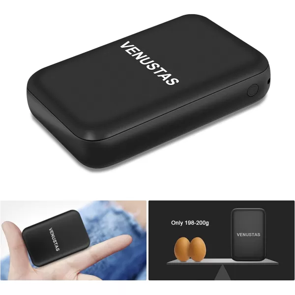 Venustas 7.4V Battery Pack Rechargeable Battery 5000mAh Portable Charger for Heated Jackets, Heated Hoodies and Heated Vests