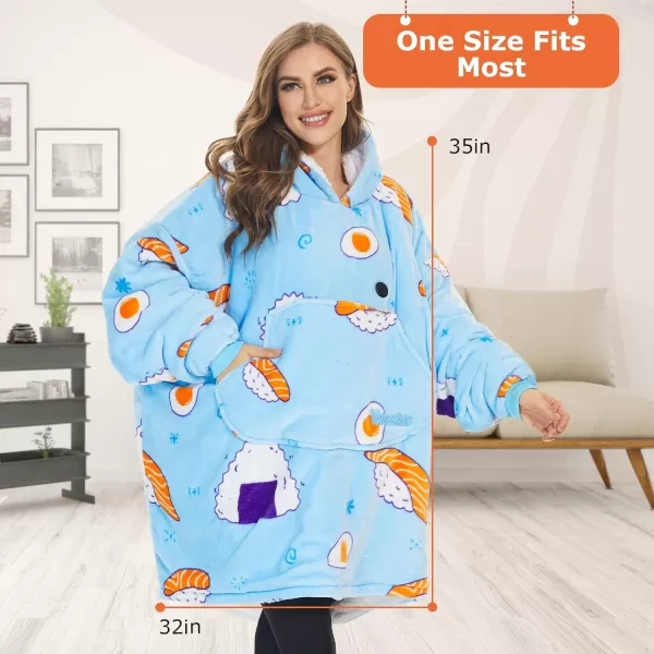 Venustas Heated Wearable Blanket Hoodie with Battery Pack 7.4V, Oversized Sherpa Blanket Hoodie Sweatshirt, Cozy Warm Soft