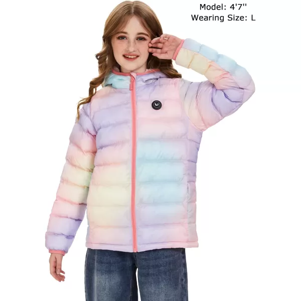 Venustas Kids Heated Jacket with Battery Pack, Boys Girls Lightweight Electric Heated Coat