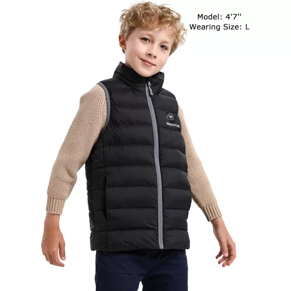 Venustas Kids Heated Vest with Battery Pack, Boys Girls Lightweight Electric Heated Vest