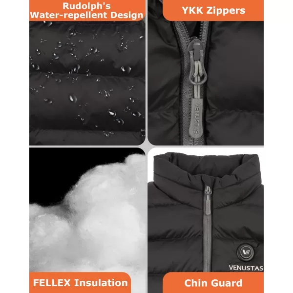 Venustas Kids Heated Vest with Battery Pack, Boys Girls Lightweight Electric Heated Vest