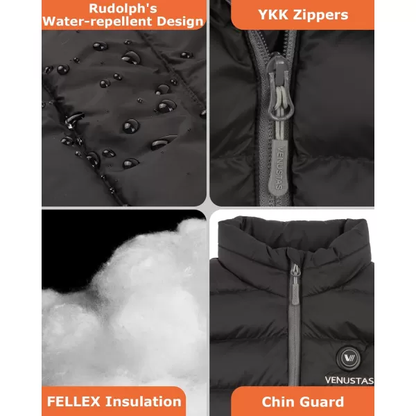 Venustas Kids Heated Vest with Battery Pack, Boys Girls Lightweight Electric Heated Vest