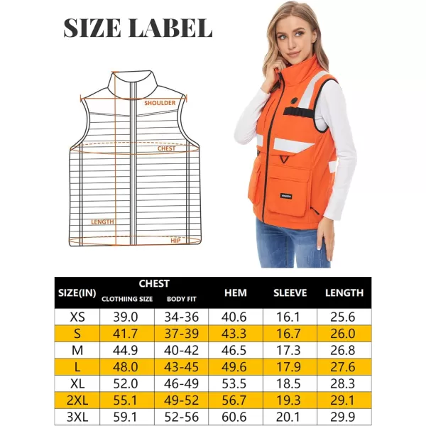 Venustas Unisex Heated hunting Vest with 7.4V Battery Pack, Heated vest for Men and Women with Multi-Pockets