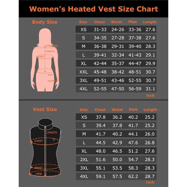 Venustas [Upgraded Battery Women's Heated Vest with Battery Pack, Up to 12HRS of Run-time, Warmer Quilted Vest for Outdoor
