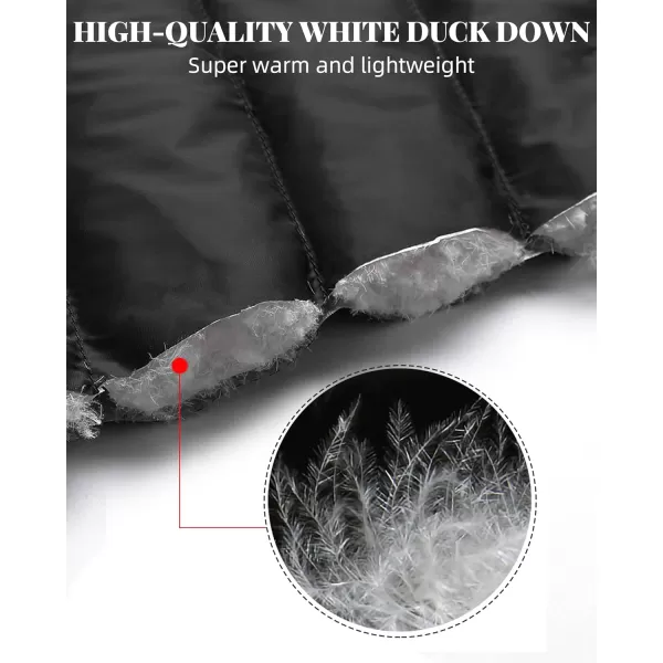 Venustas Women's Heated Vest with 90% Down and Removeable Hood, Lightweight Electric Down Vest with 7.4V Battery Pack