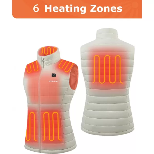 Venustas Women's Heated Vest with Battery Pack 7.4V, Heated clothes for women